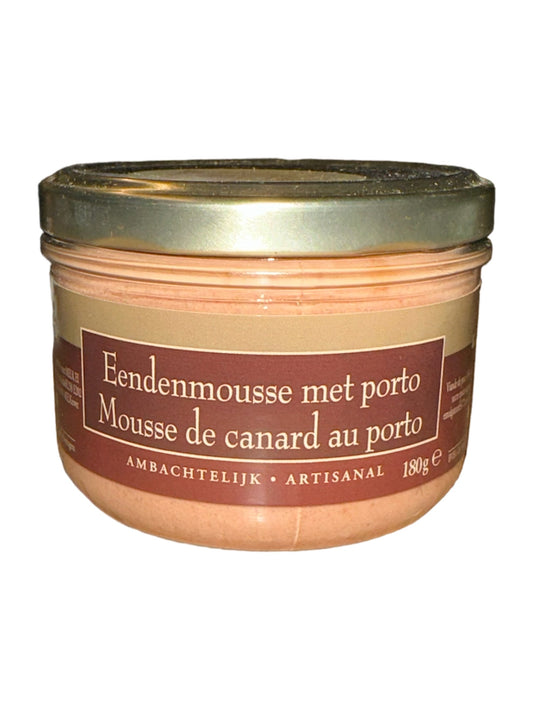 Eendenmousse met porto